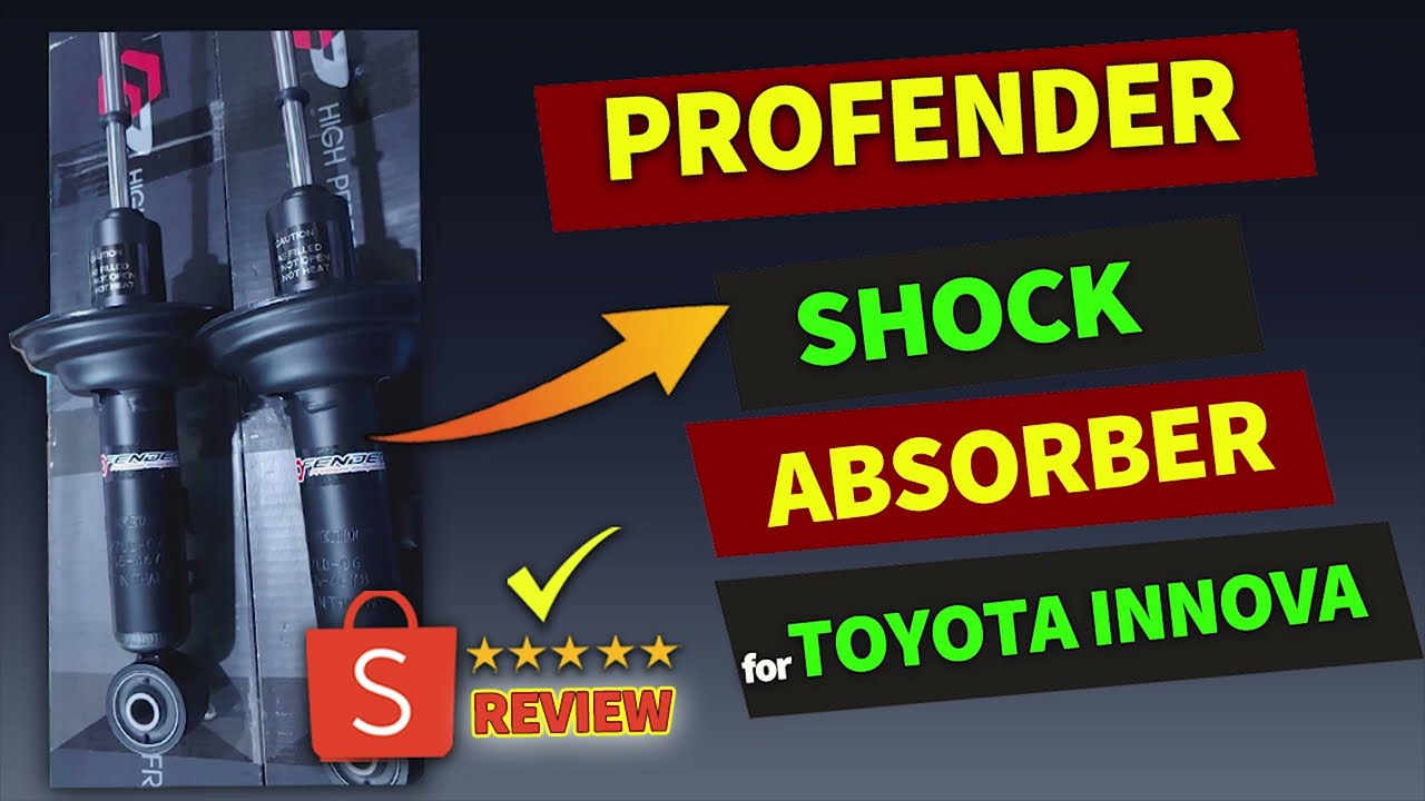 PROFENDER OEM SHOCKS ABSORBER REVIEW FOR TOYOTA INNOVA ALL YEAR MODEL
