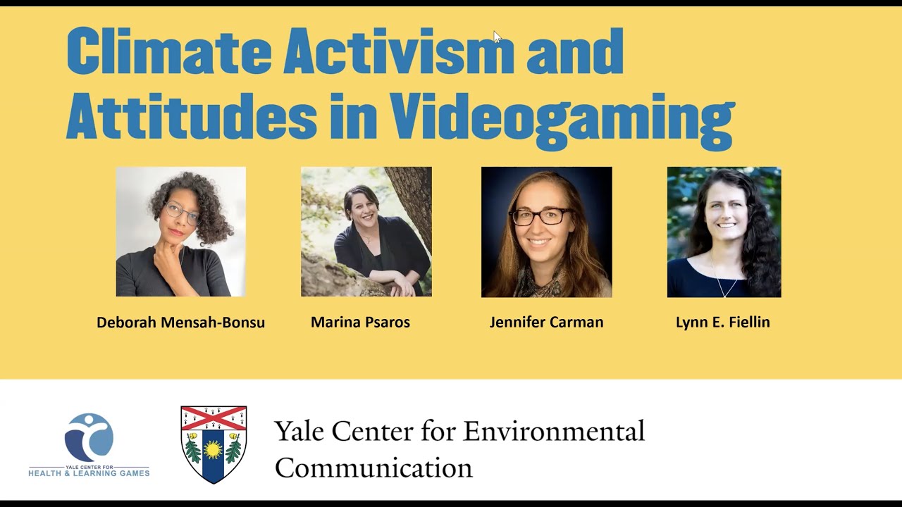 Climate Activism and Attitudes in Video-gaming