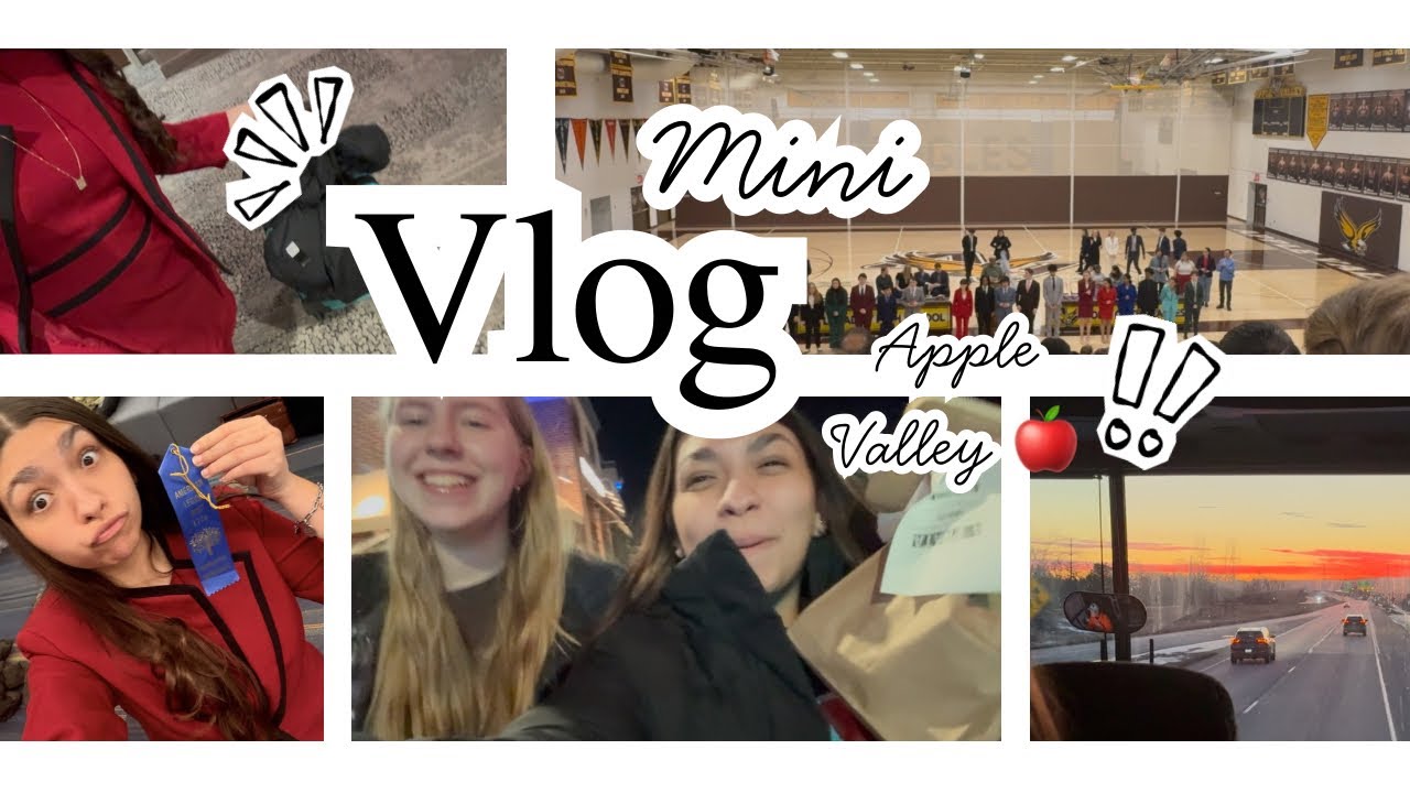 Mini vlog: Apple Valley  speech tournament /Vlog intercâmbio #13