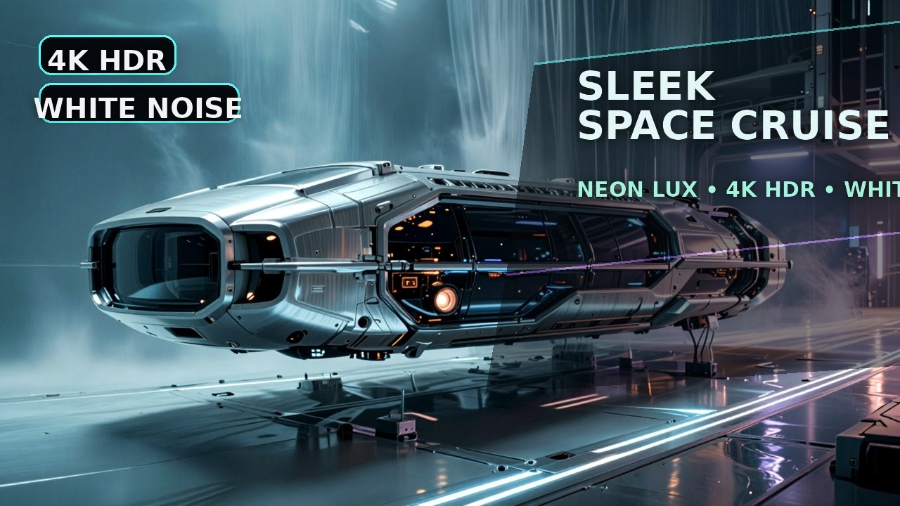 Cyber-Lux Star Cruise (4K HDR White Noise)