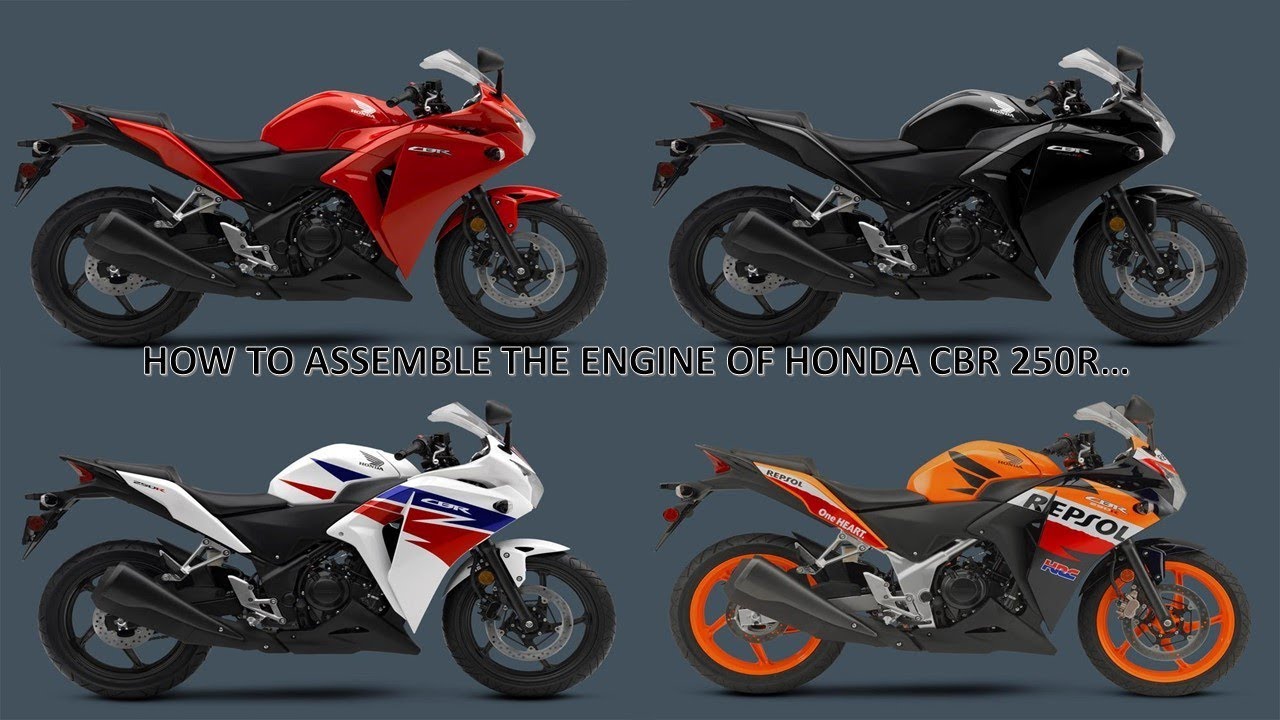 HOW TO ASSEMBLE ENGINE OF HONDA CBR 250R