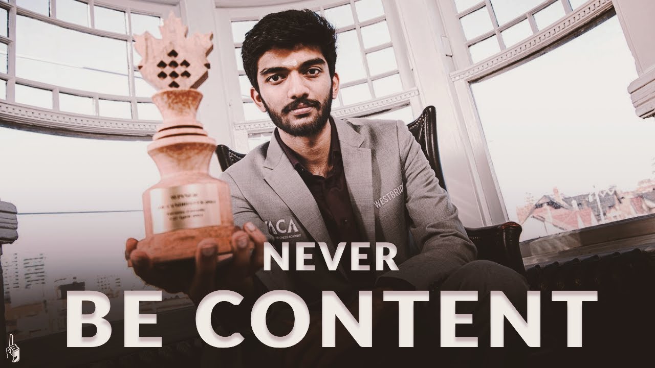 Chess Champion - Gukesh Motivation | Never Be Content: Gukesh's Success Mantra | 1 Minute Motivation