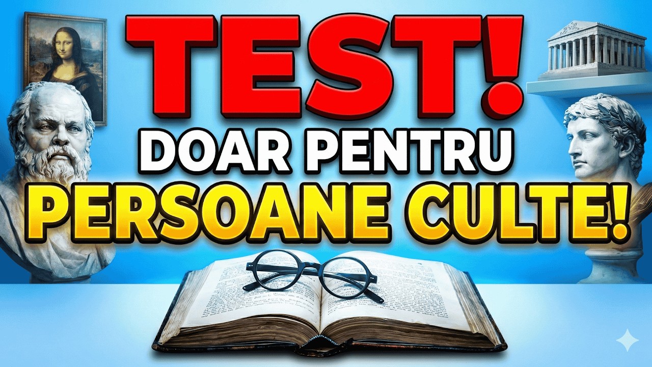 ✅ 30 de întrebări – – 🤓Numai cei cu adevărat cultivați termină testul #culturagenerala #quiz