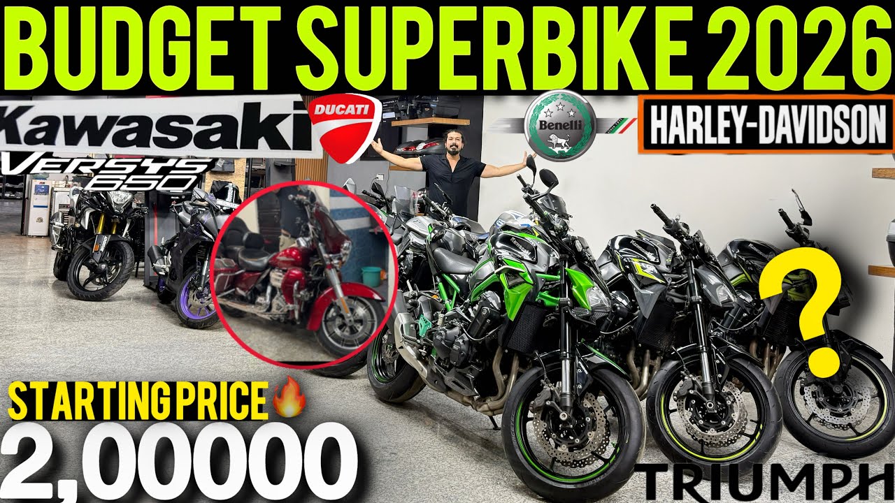 2026 Budget Second Hand Superbike Moto 1 Delhi under 2lakh Ninja SX1000 Ducati Benelli TRK Triumph