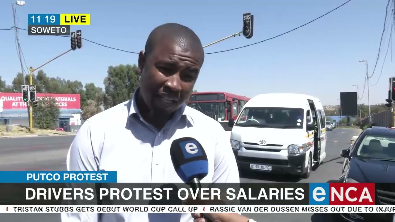 Putco drivers protest over salaries