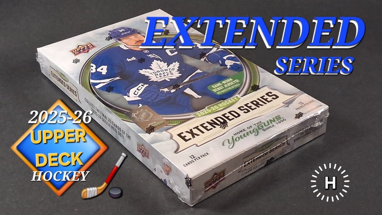 ONLY 7 LEFT! 🙆 2025-26 UPPER DECK HOCKEY EXTENDED SERIES HOBBY BOX BREAK #hockeycards #upperdeck