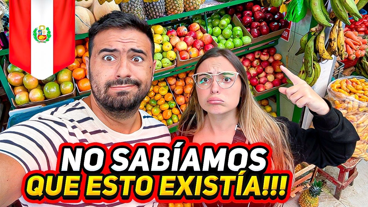 Así se COME en PERÚ? EXPLORAMOS un MERCADO LOCAL de LIMA 🇵🇪