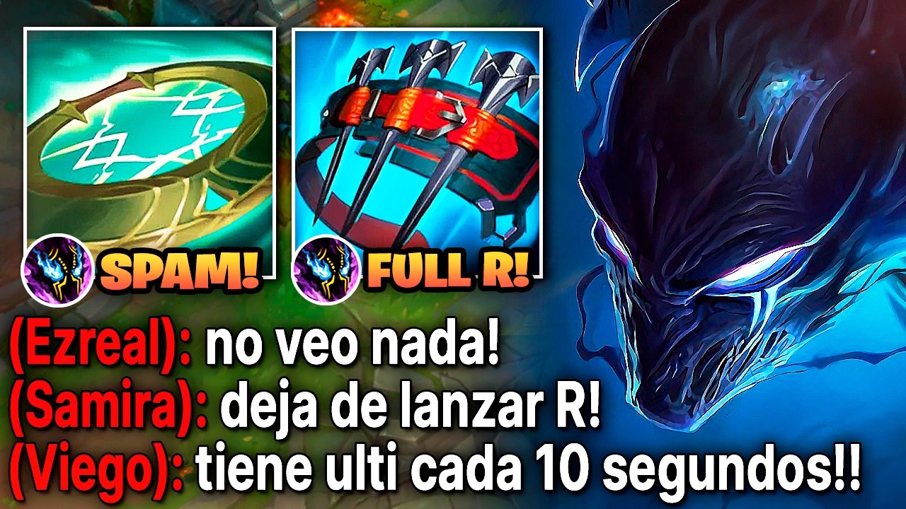 Nocturne pero puedo lanzar la R cada 10 segundos y el rival no puede ver nada