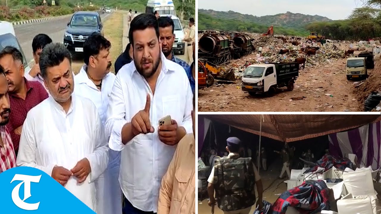 Police remove protesters from Jhuriwal dumping ground in Panchkula