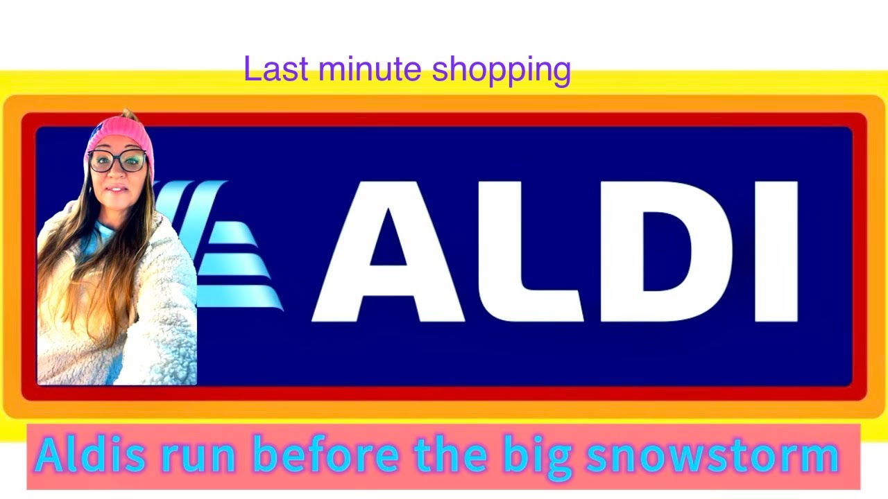 SHOPPING FOR A FEW THINGS , BEFORE THIS BIG SNOWSTORM COMING THIS WEEKEND. #shopping #aldishopping 