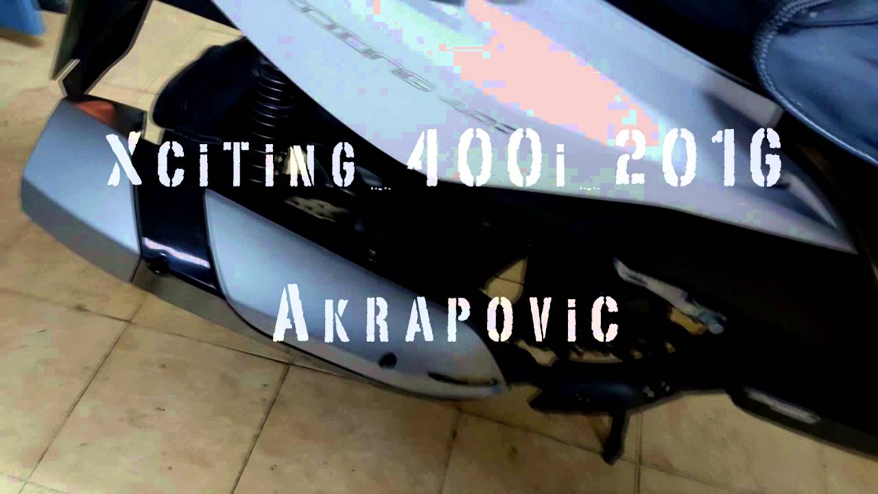 Akrapovic Kymko Xciting 400 i