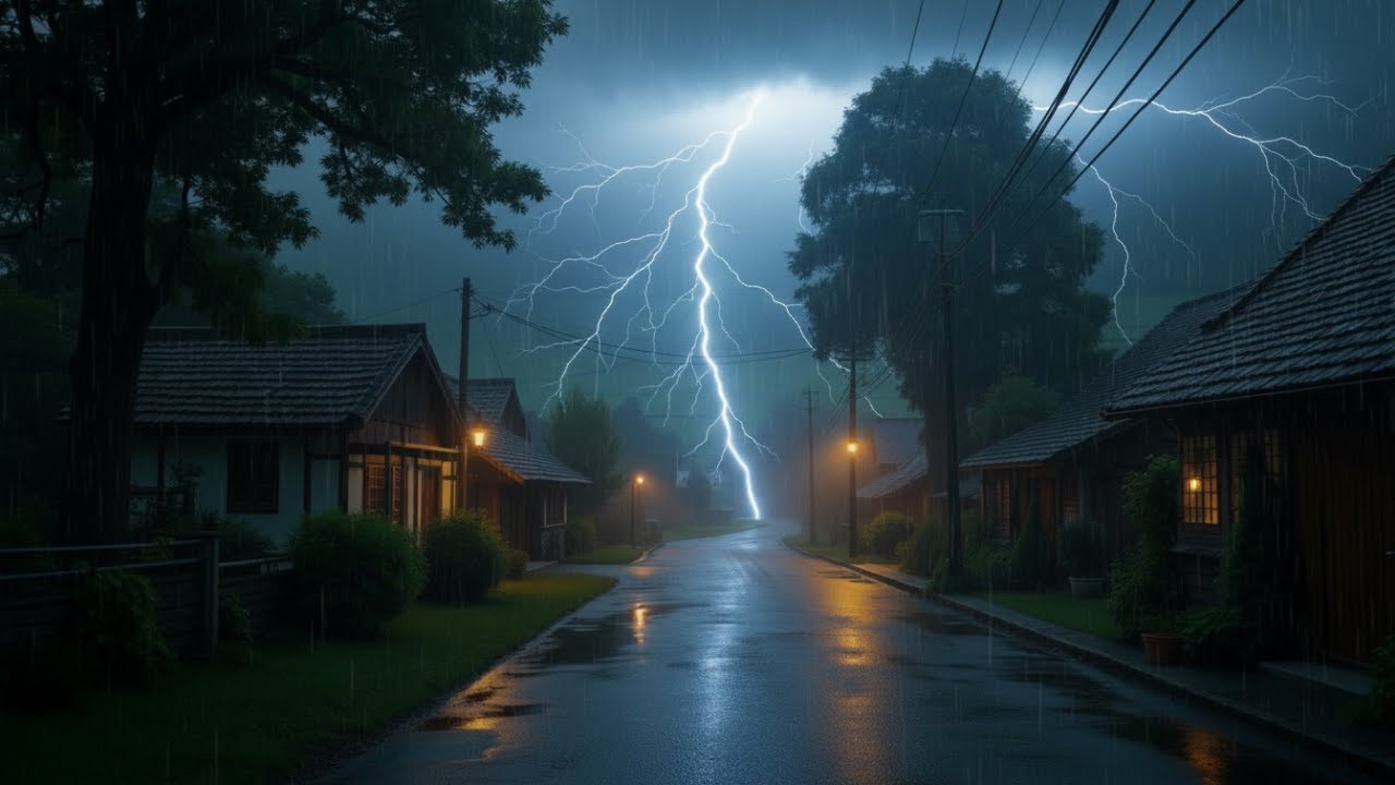 Sounds of Rain & Thunder for Deep Sleep – Relax Your Mind & Sleep Peacefully Tonight