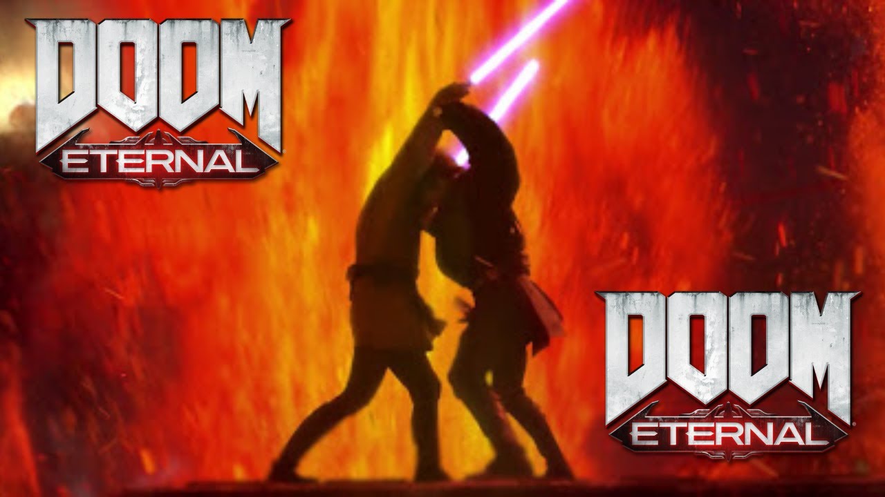 Anakin VS Obi Wan but Doom is Eternal