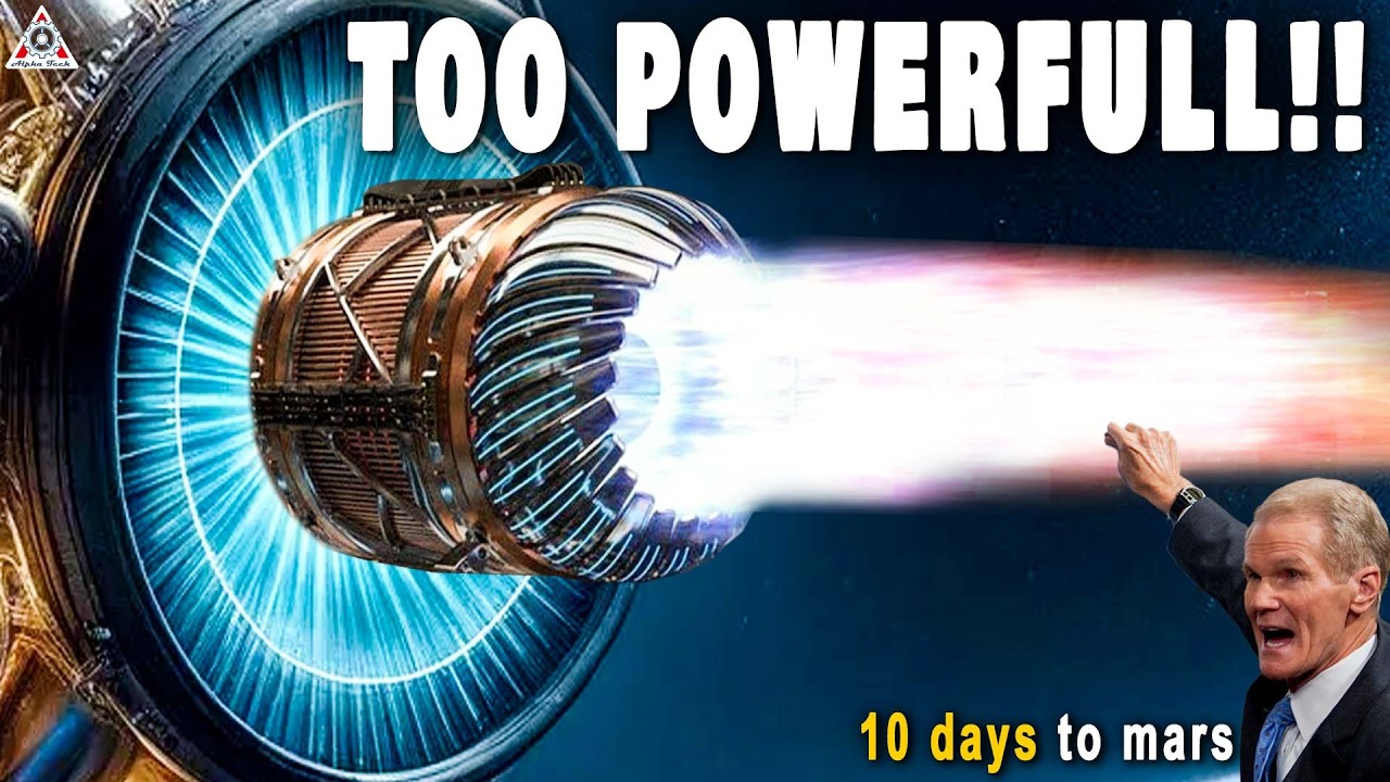 NASA's New Nuclear Rocket Engine to Mars in a Day! Even Faster than SpaceX Starship...