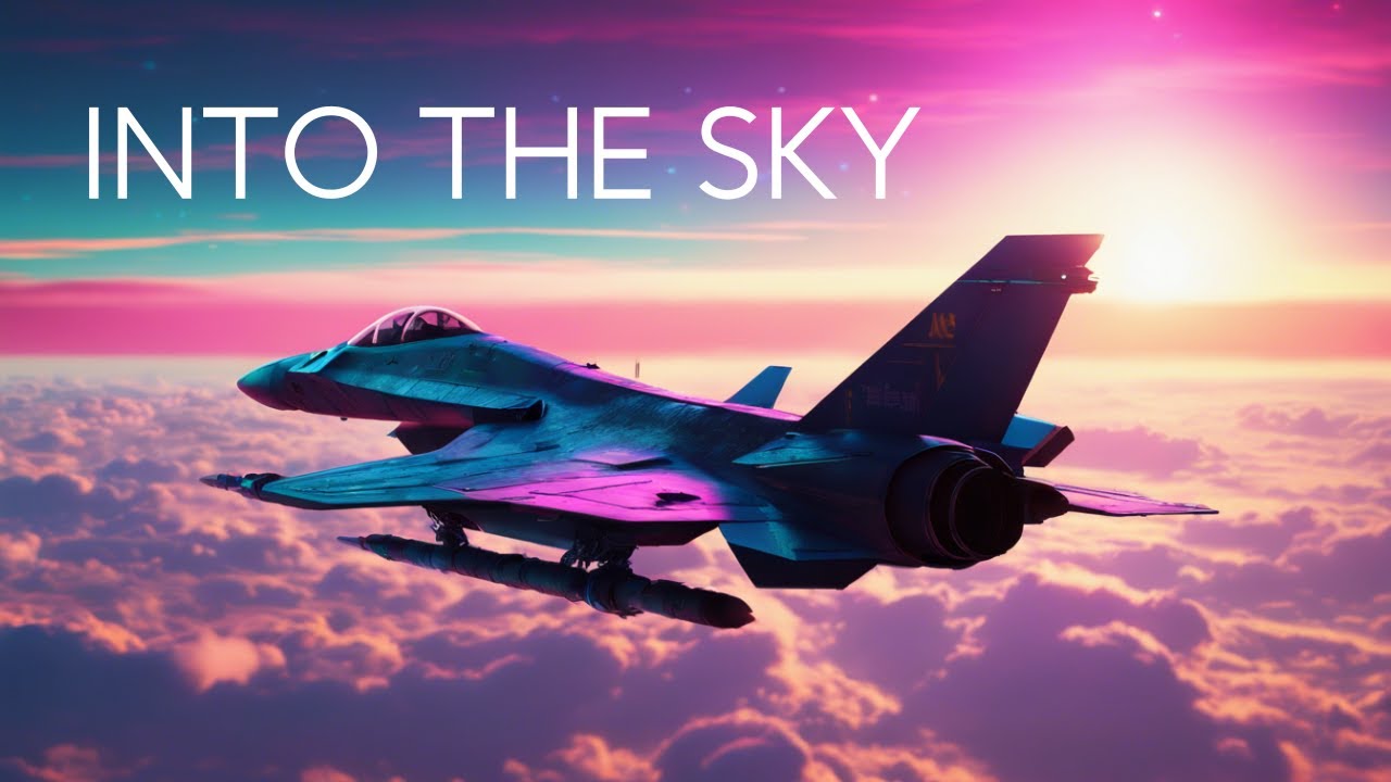 INTO THE SKY - Synthwave, Retrowave Mix -