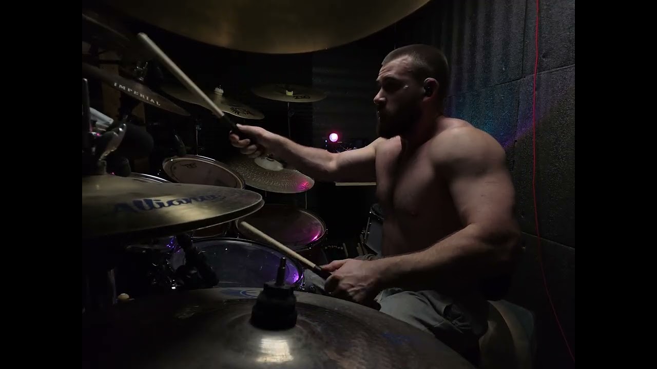 280bpm standart blastbeat training 