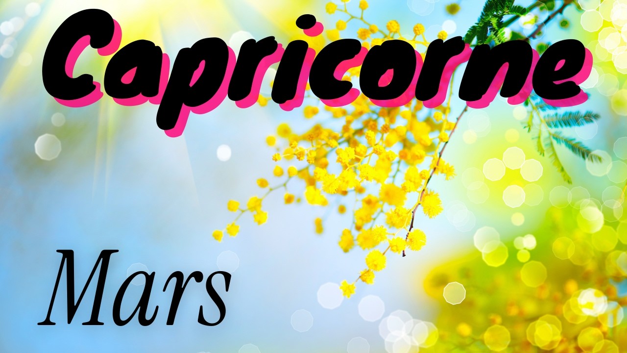 CAPRICORNE ♑️ MARS 2026 I Un grand TOURNANT s'annonce