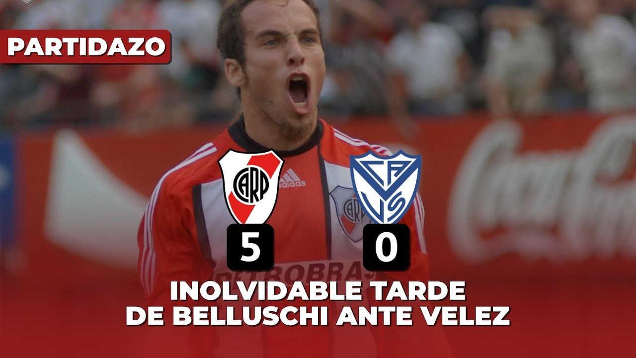 INOLVIDABLE TARDE DE BELLUSCHI ANTE VELEZ | RIVER PLATE 5-0 VELEZ (APERTURA 2007)