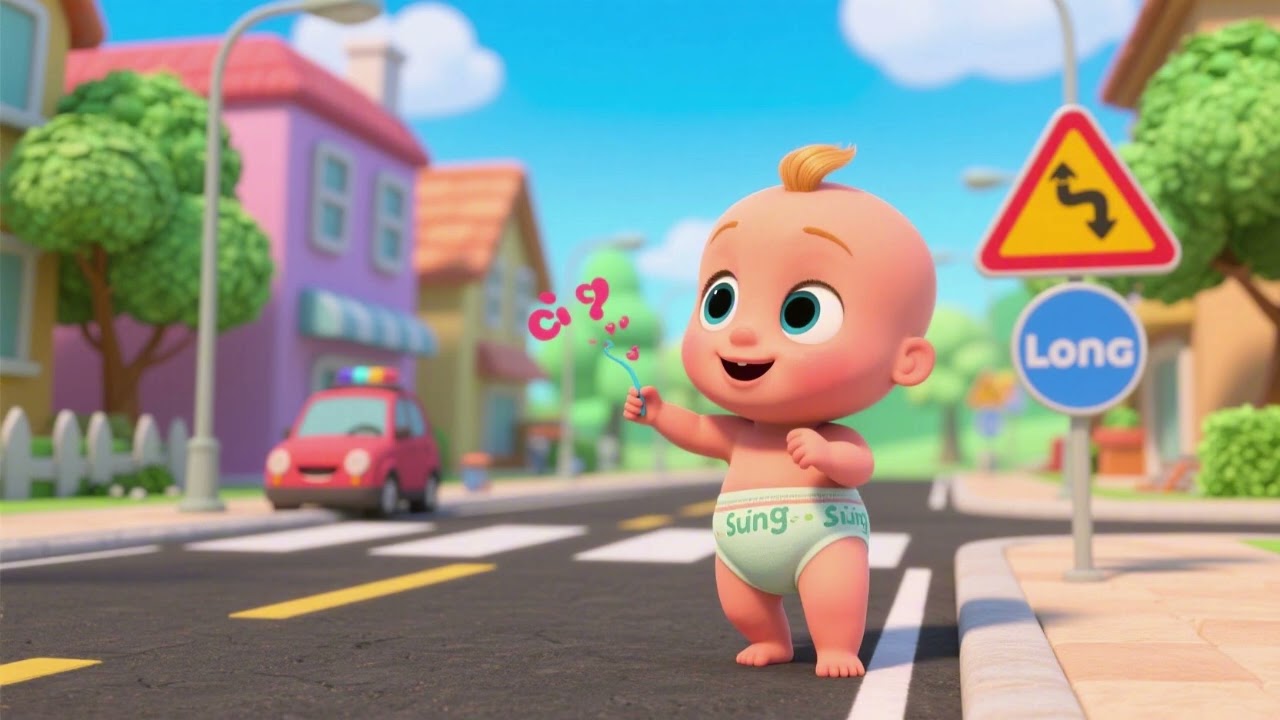 Baby Learns Road Safety – Sing Along 🚦👶 | Fun Learning Song for Kids