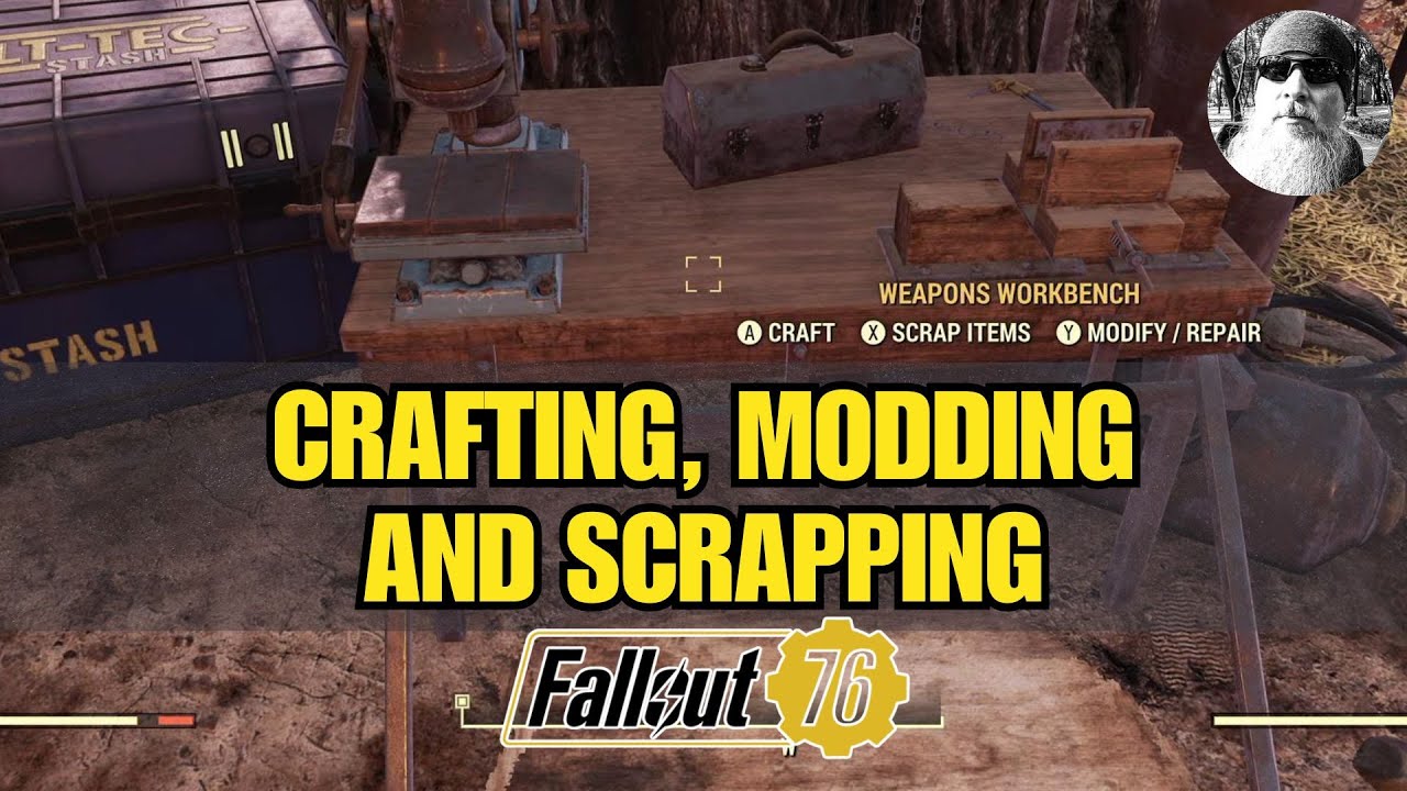 Fallout 76 Quick Tip for New Players - A Beginner's Guide to Crafting, Modding, and Scrapping Junk