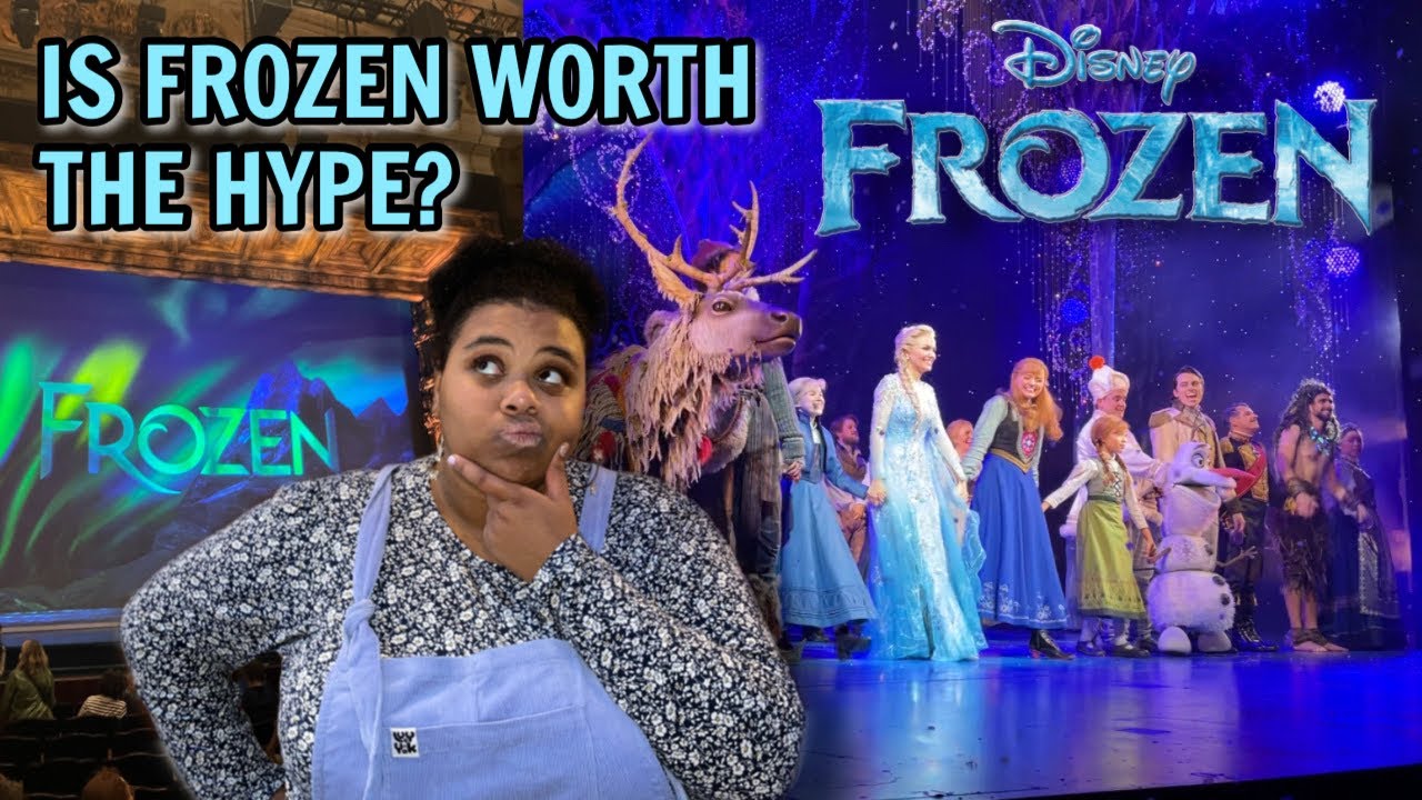 Disney’s FROZEN Musical front row Vlog | includes bows, merch & review
