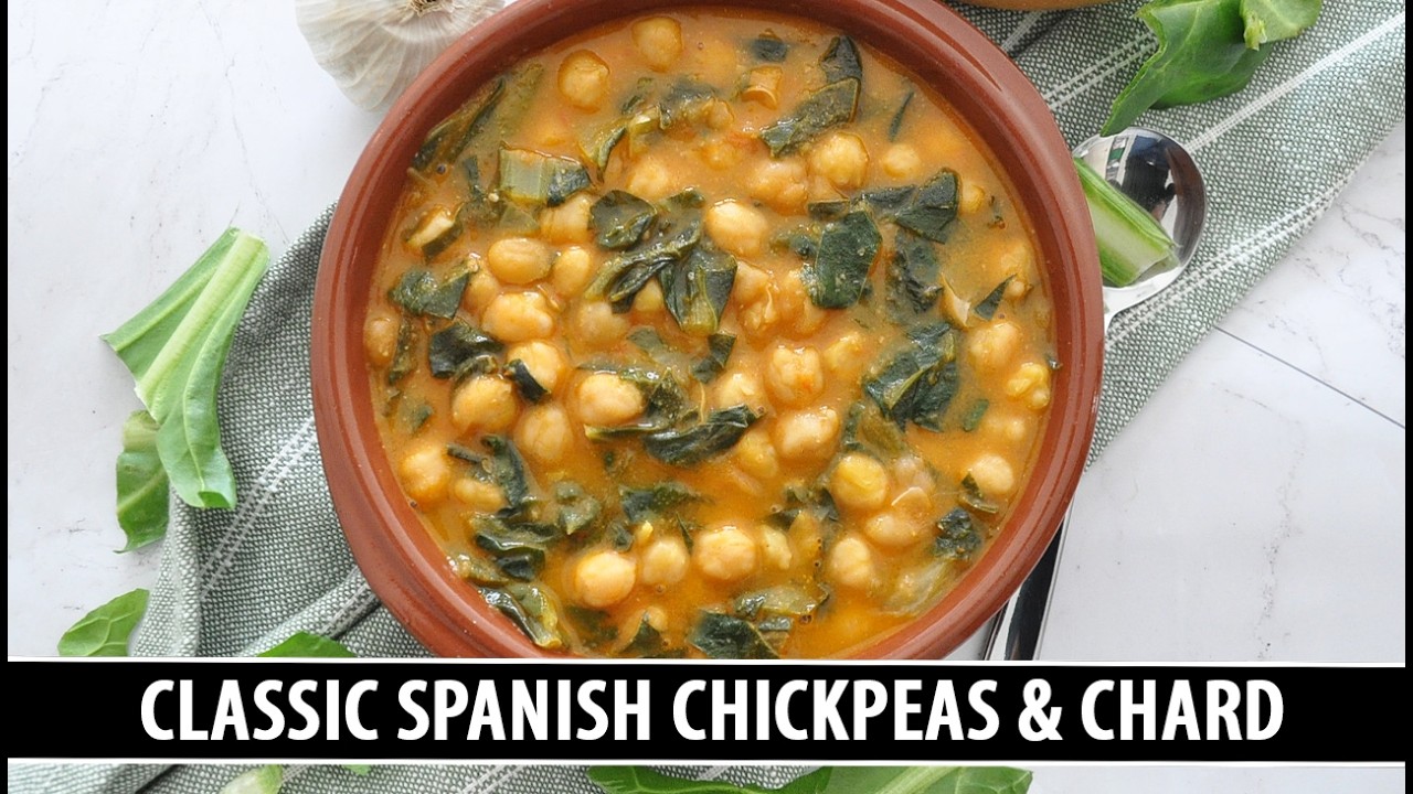 Spanish Chickpeas and Chard | One of Spain's most ICONIC Recipes
