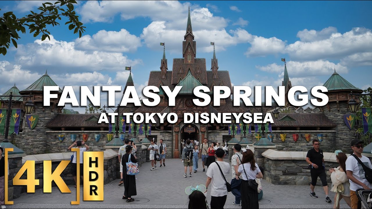 Full Tour at FANTASY SPRINGS in Tokyo DisneySea! The NEWEST Attraction in Disney, Japan! POV Rides
