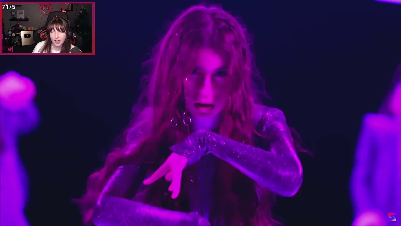 Pqueen - Junior Eurovision 2021 Birincisini İzliyor! (Maléna - Qami Qami )