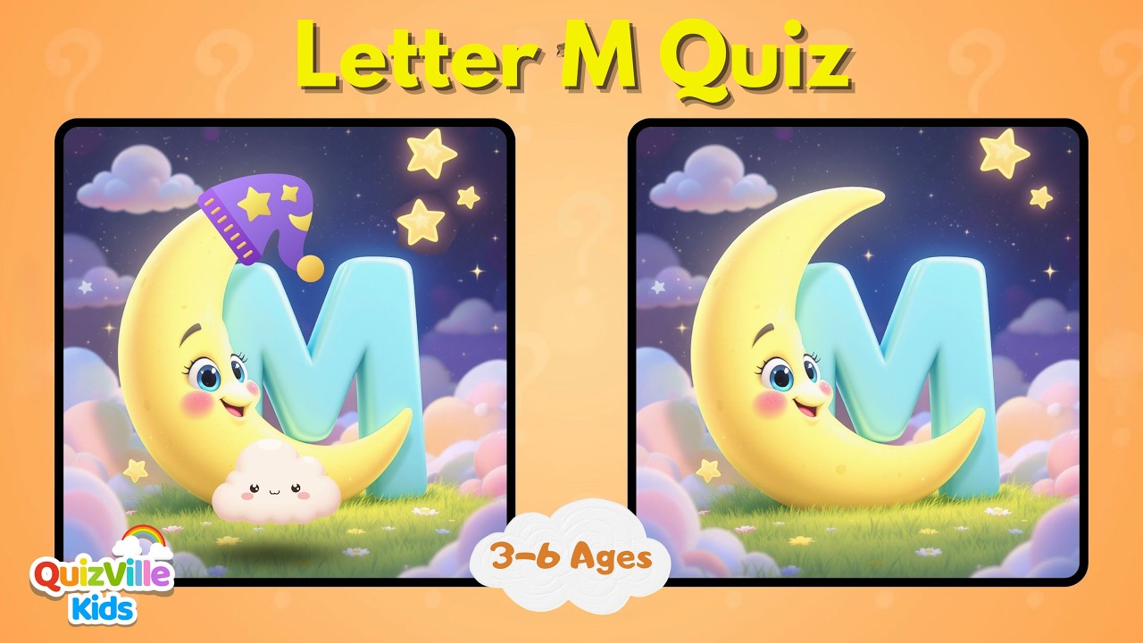Can Kids Beat the Letter M Quiz? 🅼 | Fun Alphabet Challenge