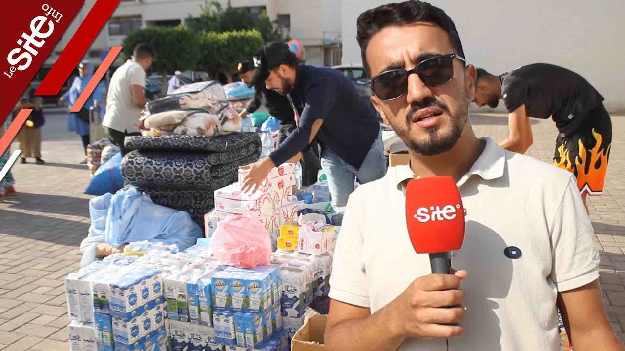سكان وجدة ينخرطون بكل وطنية في حملة جمع المساعدات لضحايا الزلزال