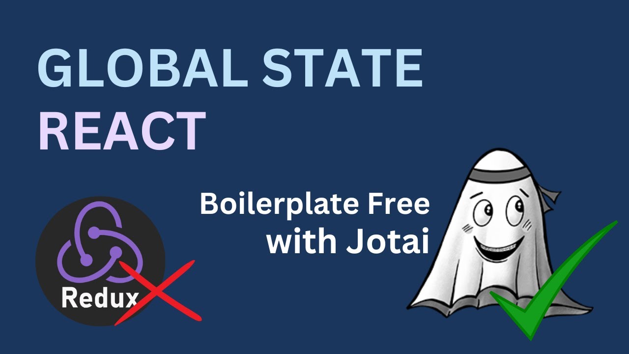 The proper way to do GLOBAL STATE in React - Jotai, Boiletplate-free Redux