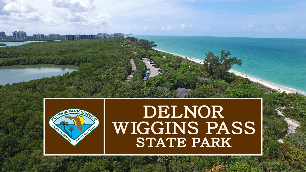 Delnor-Wiggins Pass State Park Overview and Aerial Views