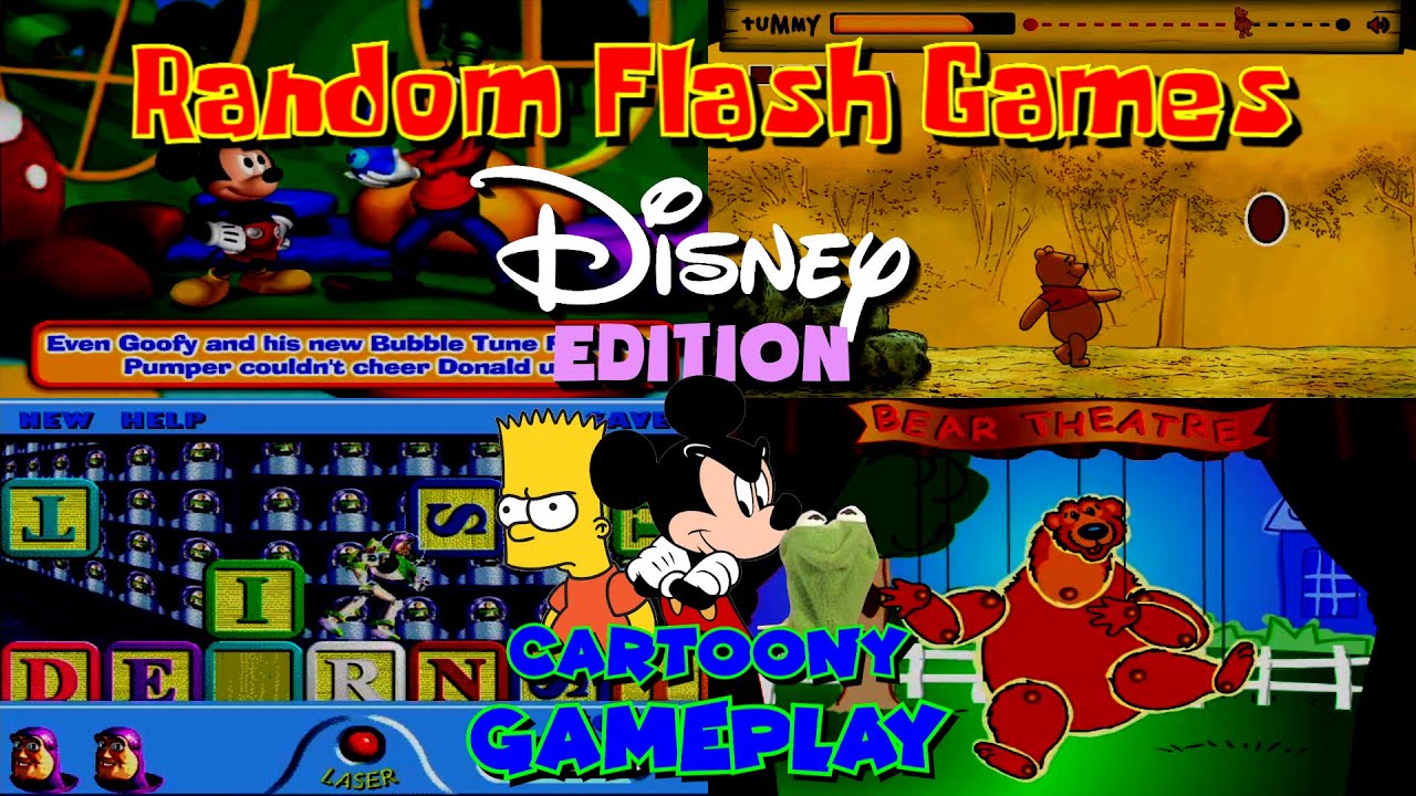 Cartoony Gameplay: Random Flash Games (Disney Edition)