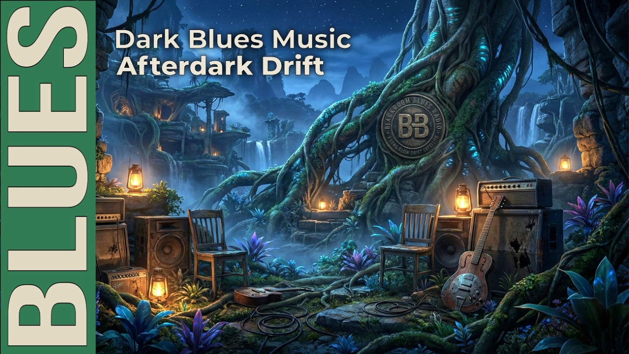 Midnight Blues Lo-Fi Radio | Slow Noir Guitar for Deep Night Work
