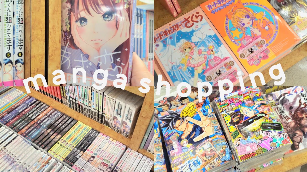 vlog: manga shopping in LA  + haul | Kinokuniya | manga in japanese