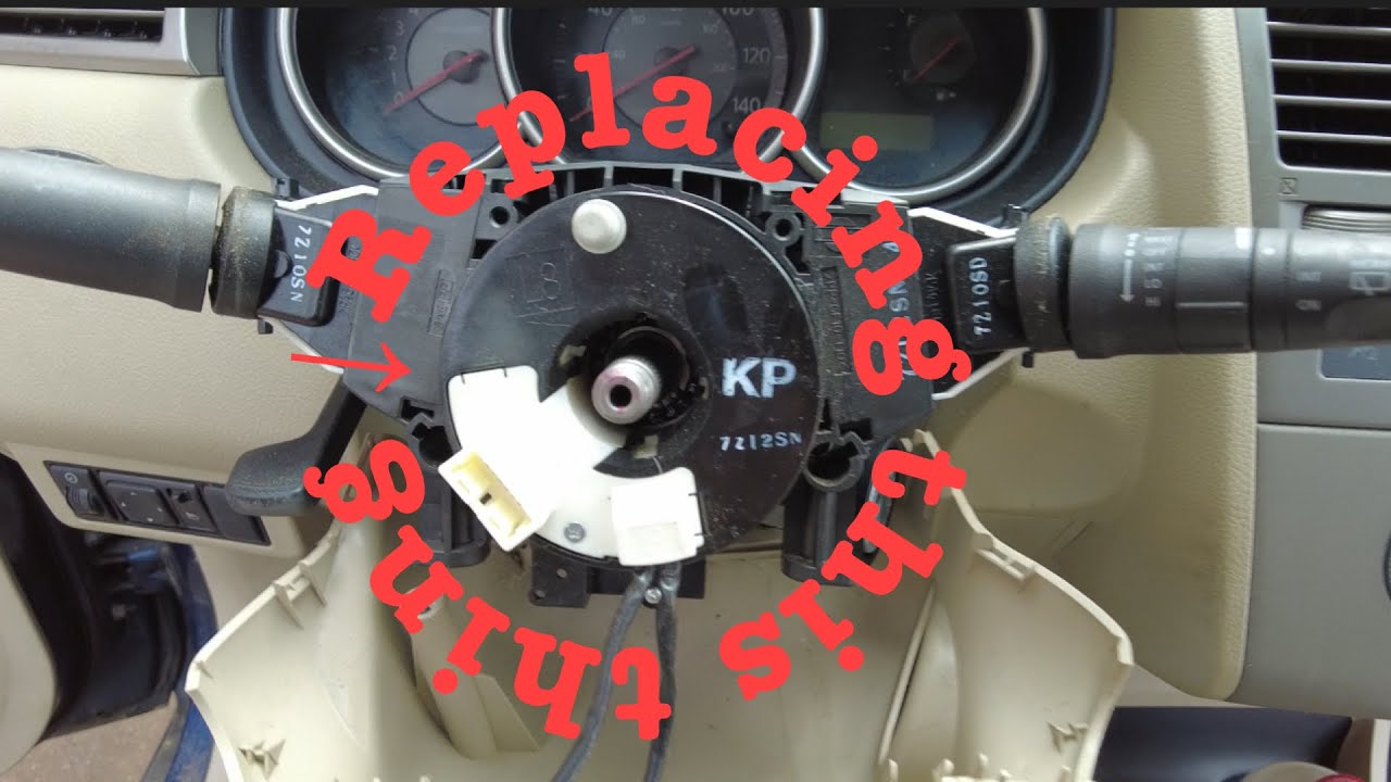 Замена часовой пружины Nissan Versa 2008 года.