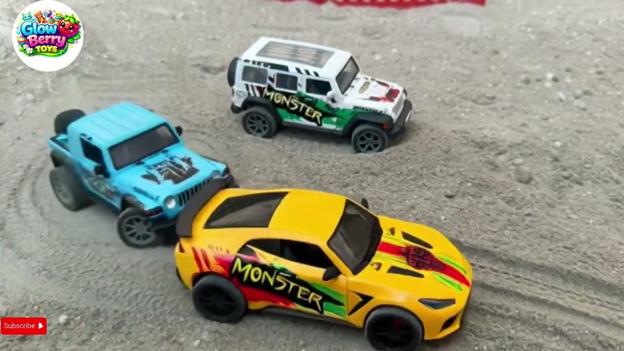 The Little Colorful Cars Racing Adventure 🚗🏁🌈 | 3D Kids Fun Story