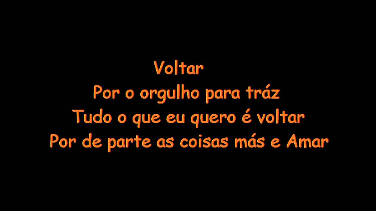 D'zrt Querer Voltar - Letra