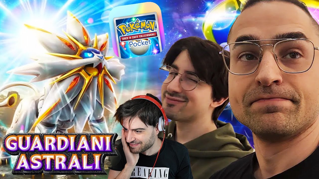 TUBERANZA e GIOSEPH SCOPRONO LA NUOVA ESPANSIONE di SOLGALEO & LUNALA EX su POKEMON POCKET ITA