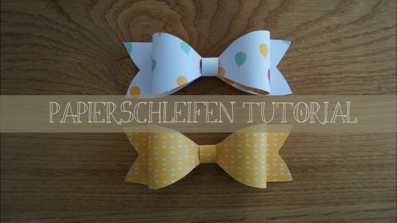 Papierschleife Tutorial