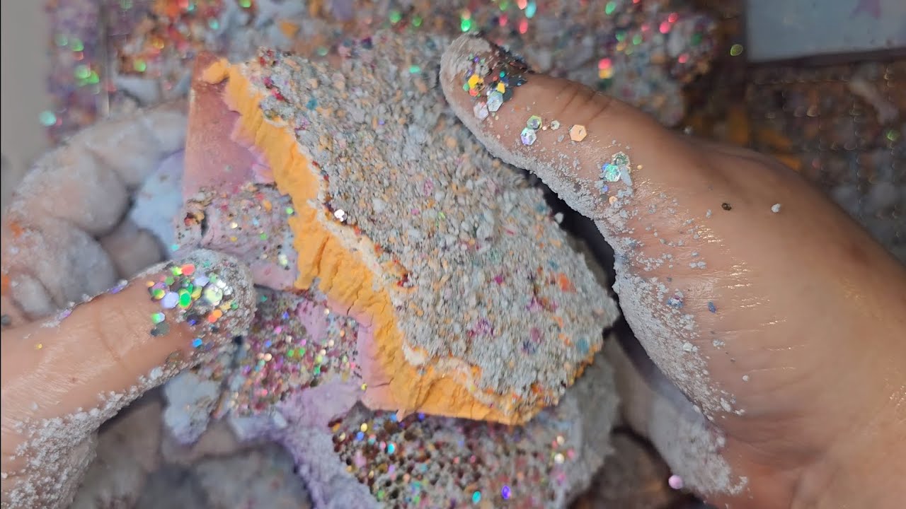 Mudpie Crush Time | Gym Chalk ASMR |  Oddly Satisfying