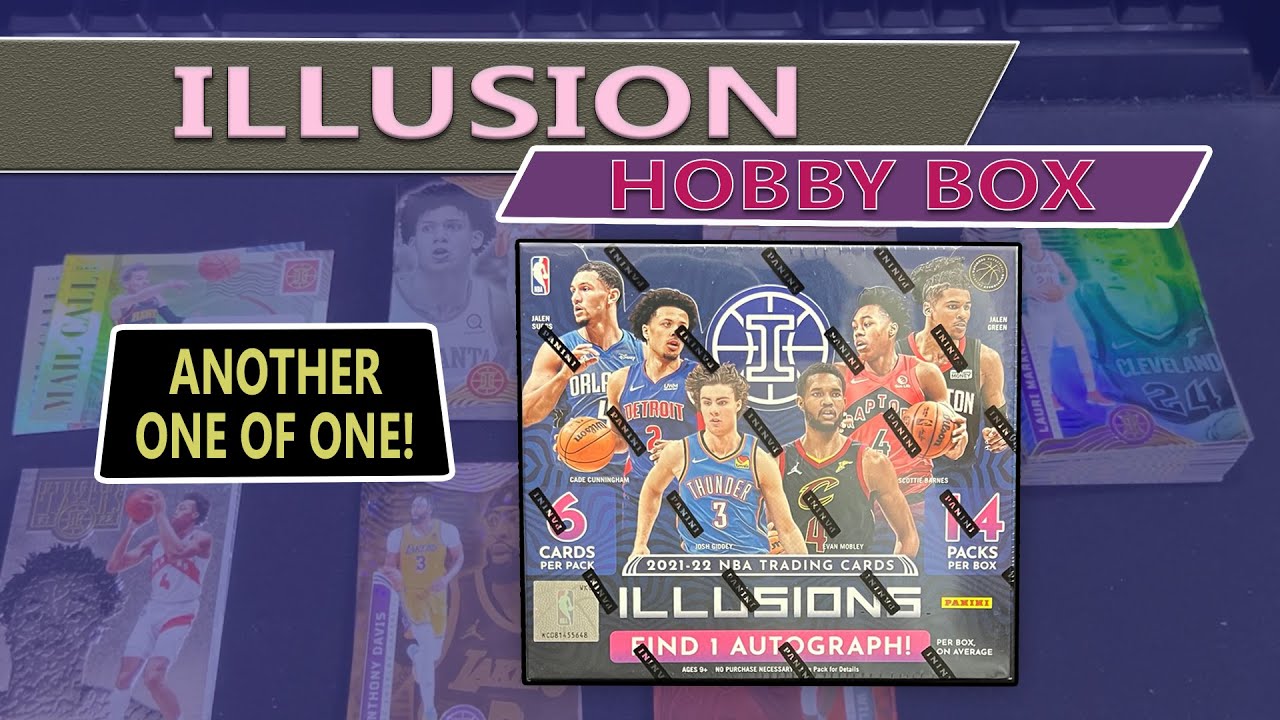 FIRST LOOK - 2021 / 2022 Panini ILLUSIONS Basketball Hobby box || I didn't notice another 1 of 1!