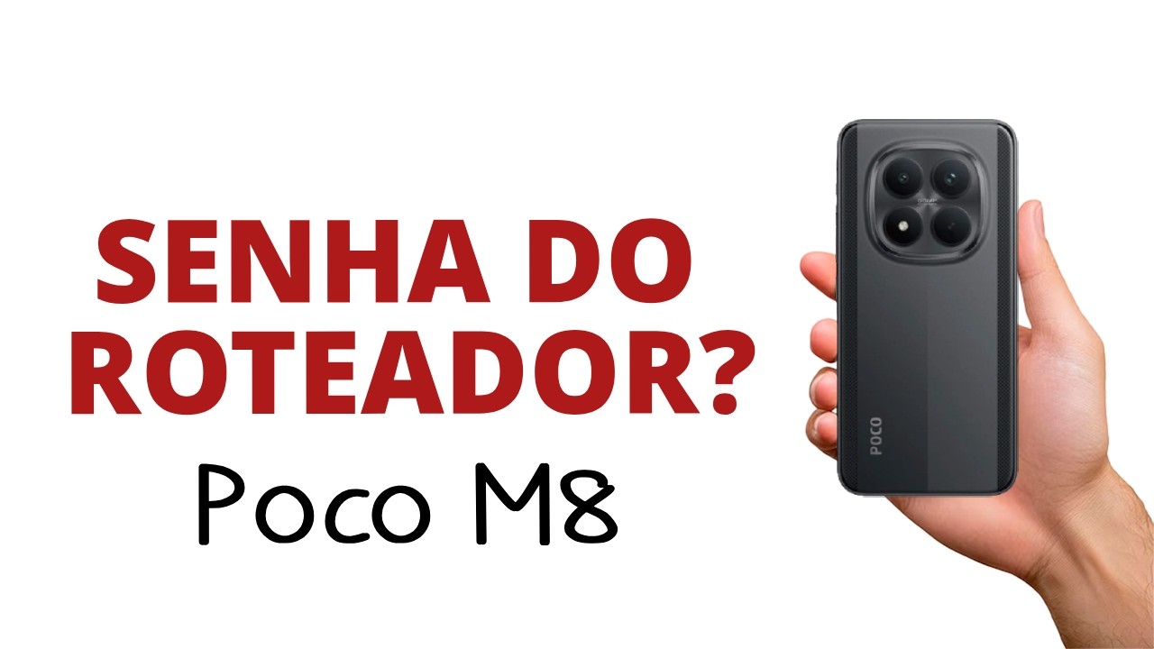 Como ALTERAR a SENHA do ROTEADOR, Poco M8!