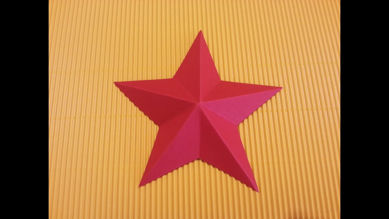 TUTORIAL: come fare una STELLA 3D col CARTONCINO (DIY)