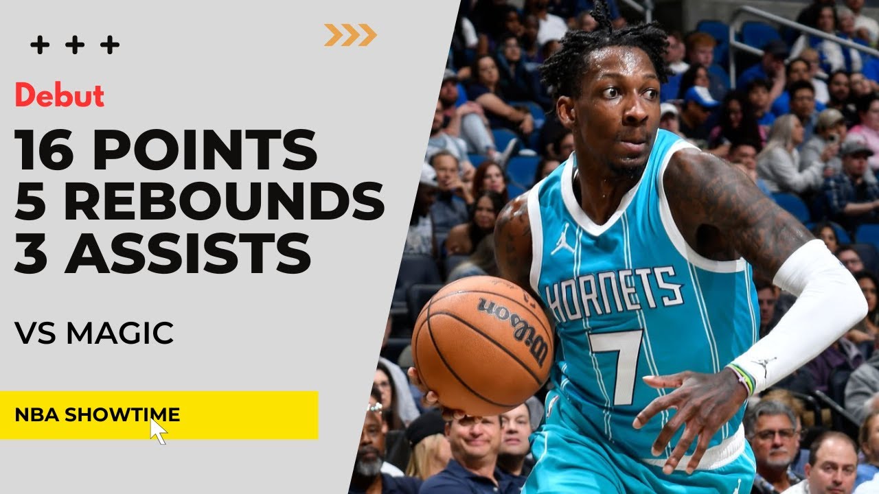 Damion Baugh Hornets Debut 16 Points, 5 Rebs, 3 Assists vs Magic - Feb 12, 2025 I 2024/25 season