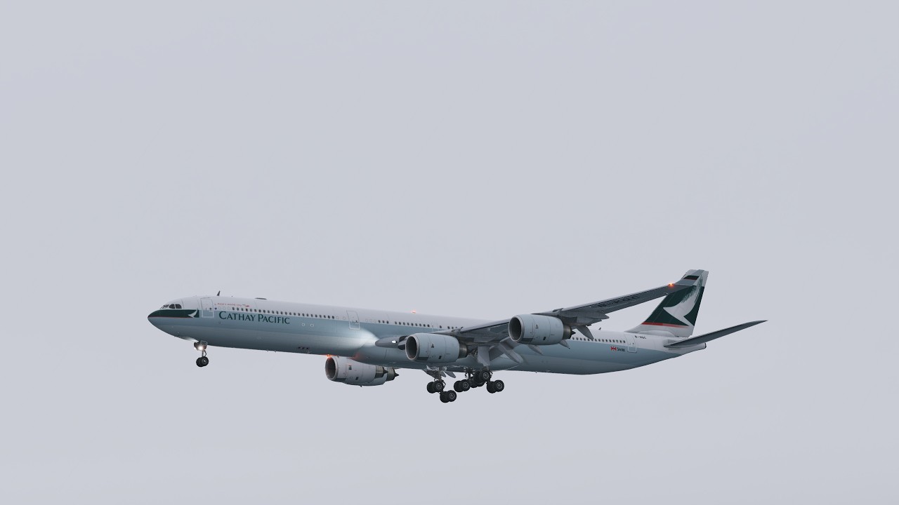 XP12 | Toliss A340-642 Tokyo Haneda Airport Landing
