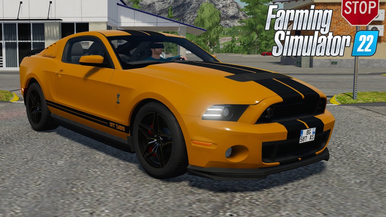 FS22 - 2014 FORD Mustang GT - Car mod for Farming Simulator 2022