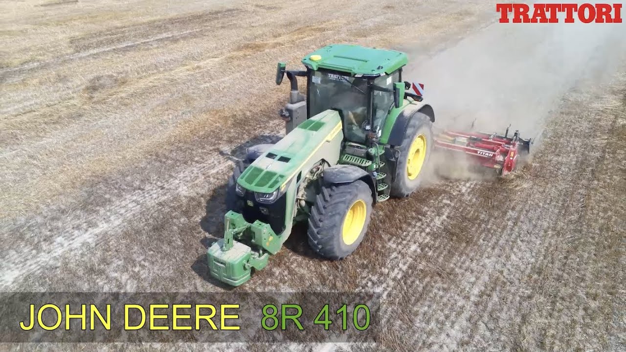JOHN DEERE 8R 410. Il ruggito del Cervo. La nostra prova