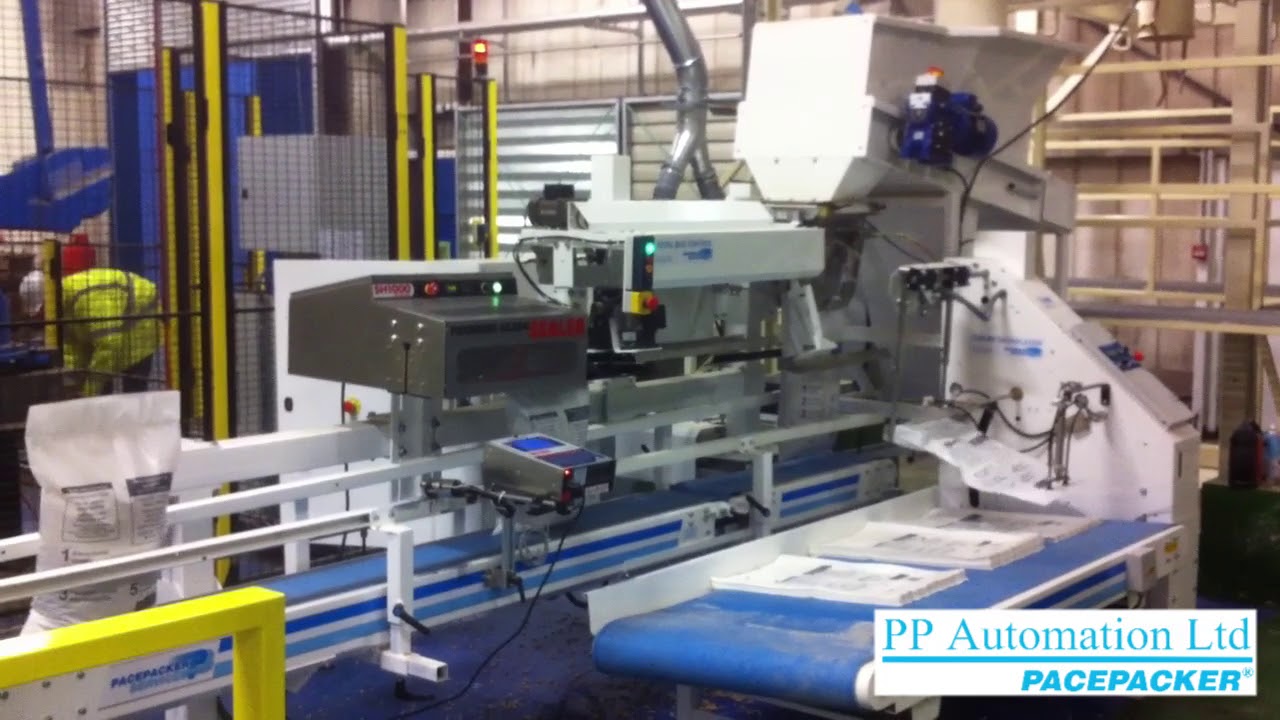Pellet Bagging and Robot Palletising System