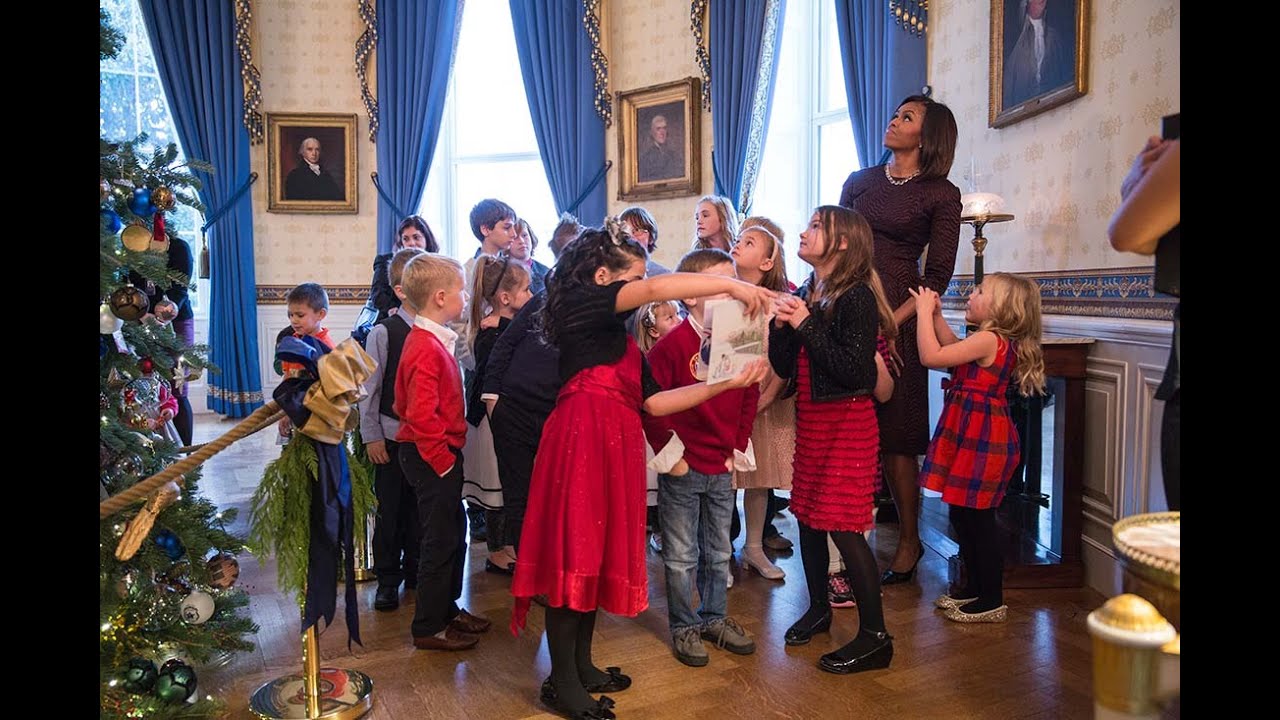 The First Lady Previews the 2014 White House Holiday Decorations